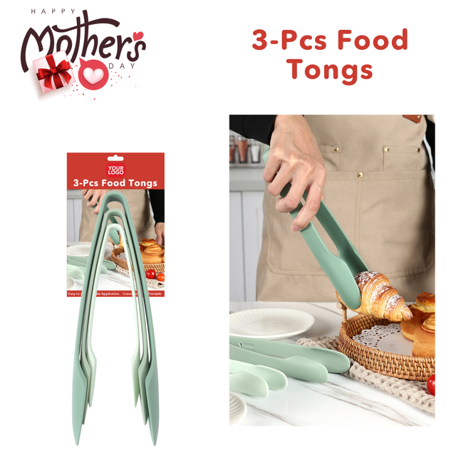Mother's Day Gifts 3-pcs Food Tongs Set