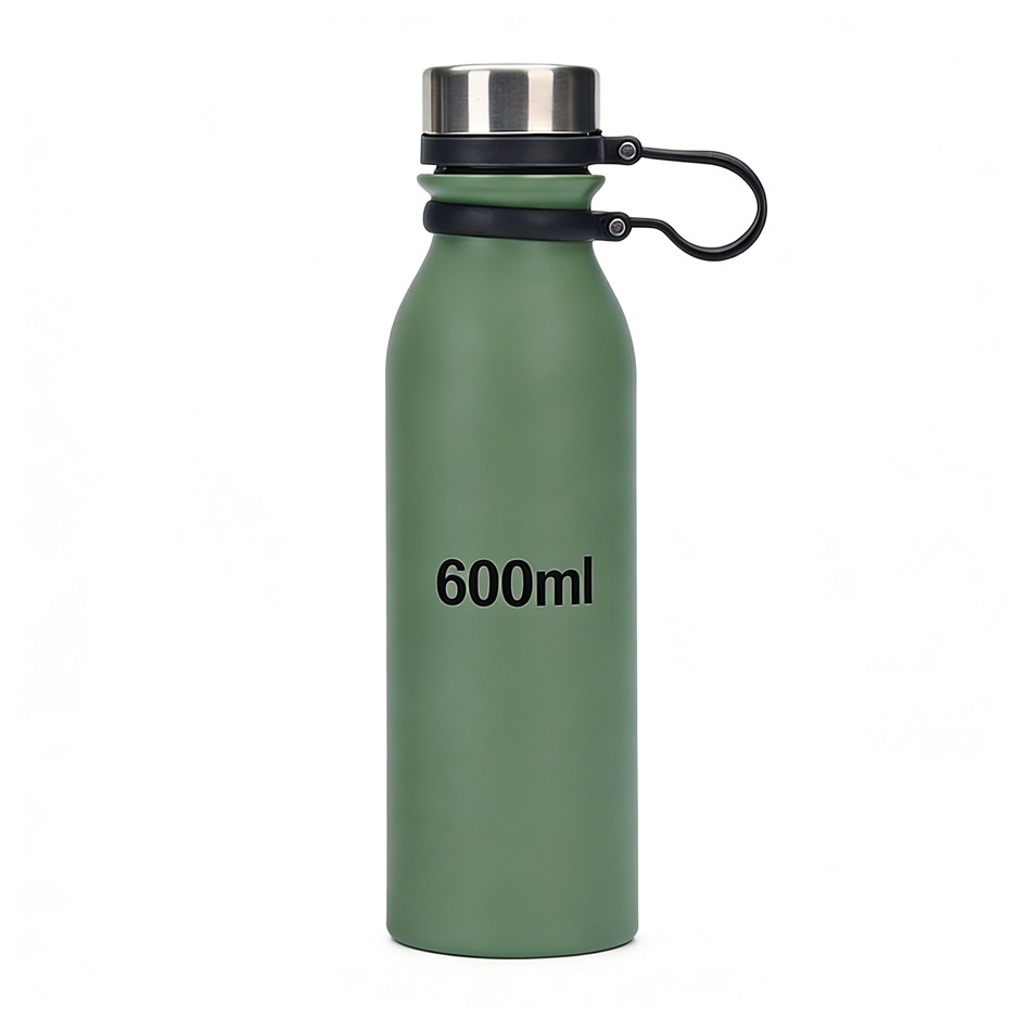 600ml Stainless Steel Water Bottle Multi-color Insulated Hydration Flask