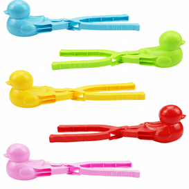 Duck-shaped Snowball Maker PP Plastic Snowball Clip