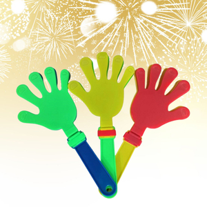 Colorful Plastic Hand Clapper Multipurpose Hand-shaped Noise Maker