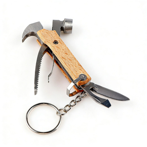 Mini Hammer Multi-tool Keychain Pocket-sized Emergency Tool Keyring