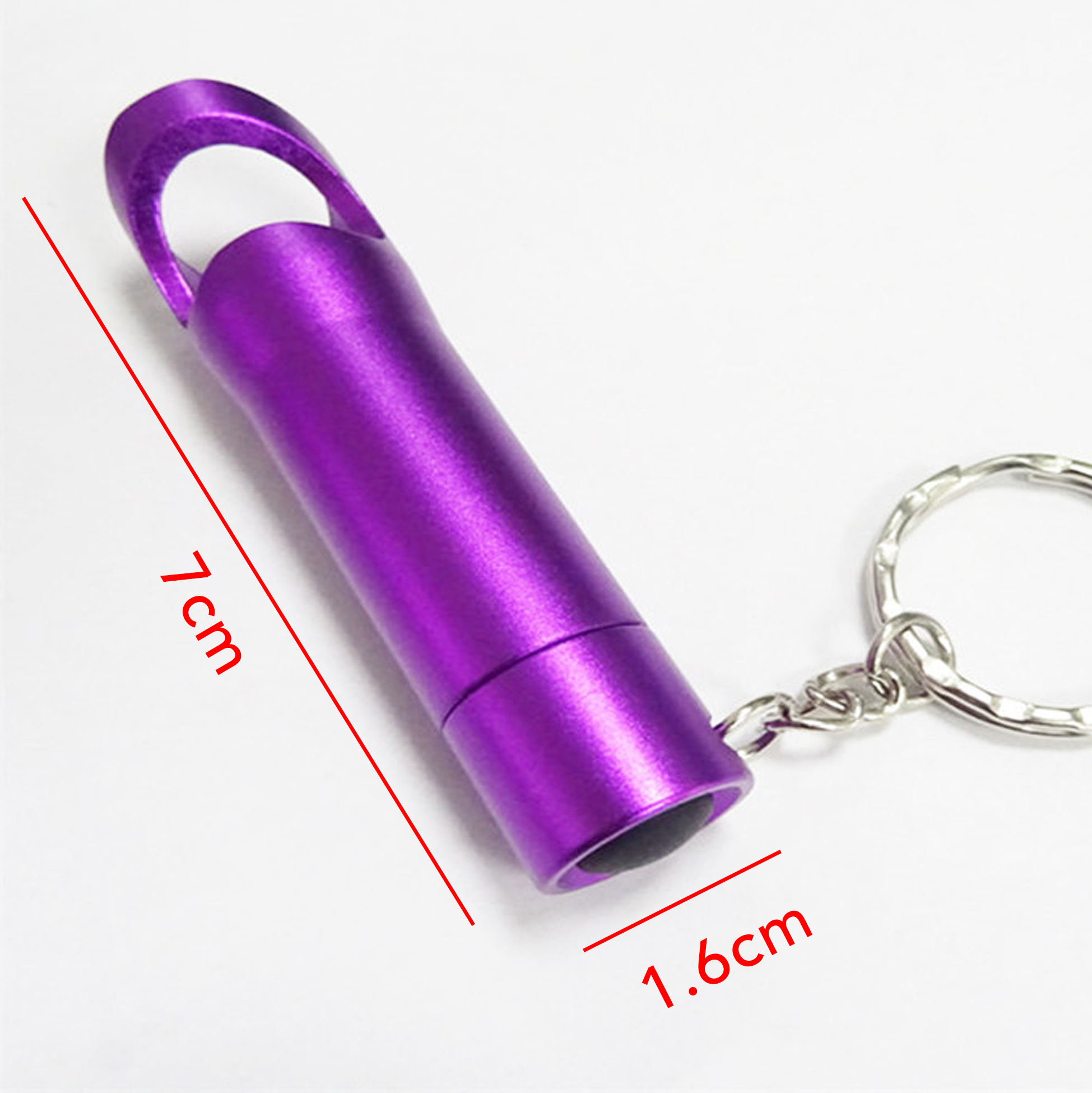 Multi-function Keychain Flashlight Aluminum Keychain Bottle Opener