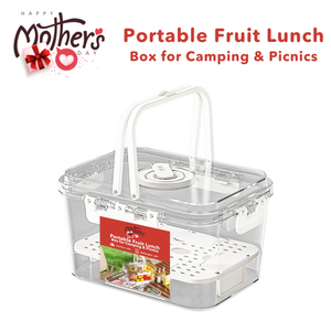 Portable Fruit Lunch Box for Camping & Picnics