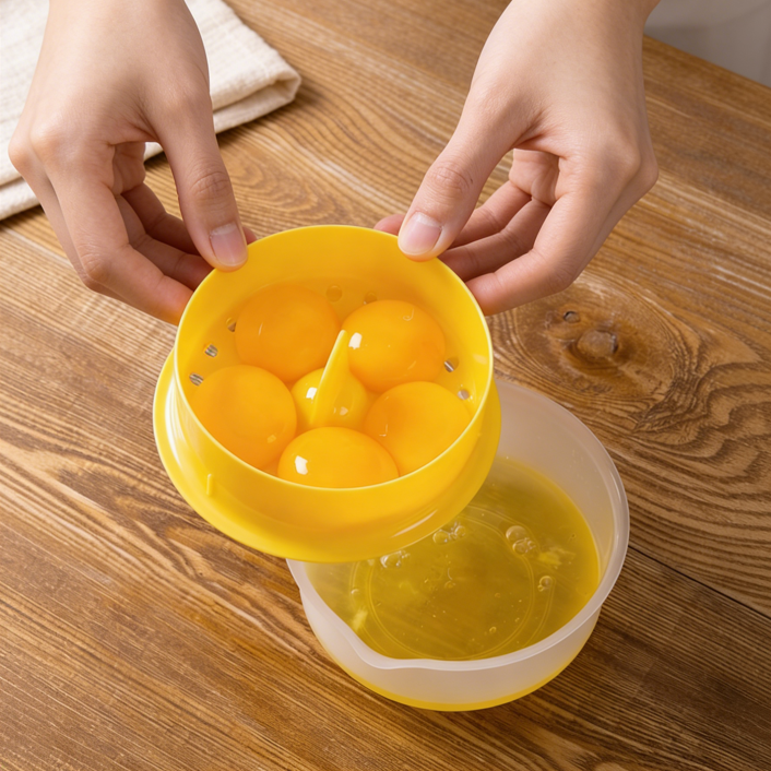 Egg Yolk Separator with Container
