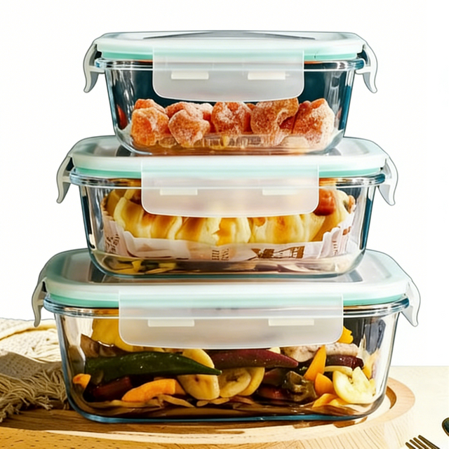 Glass Food Storage Containers with Lids