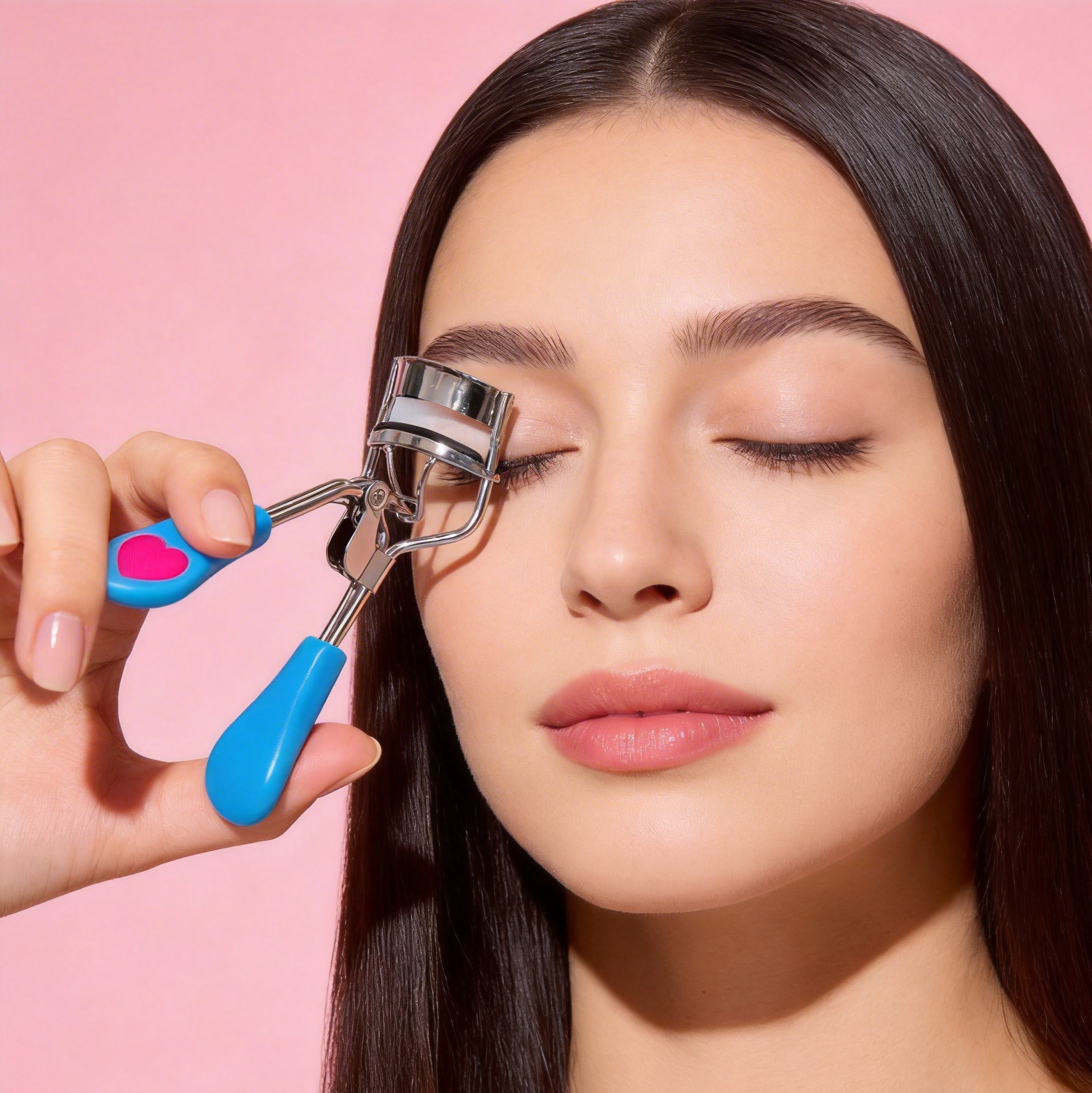 Heart Accent Eyelash Curler