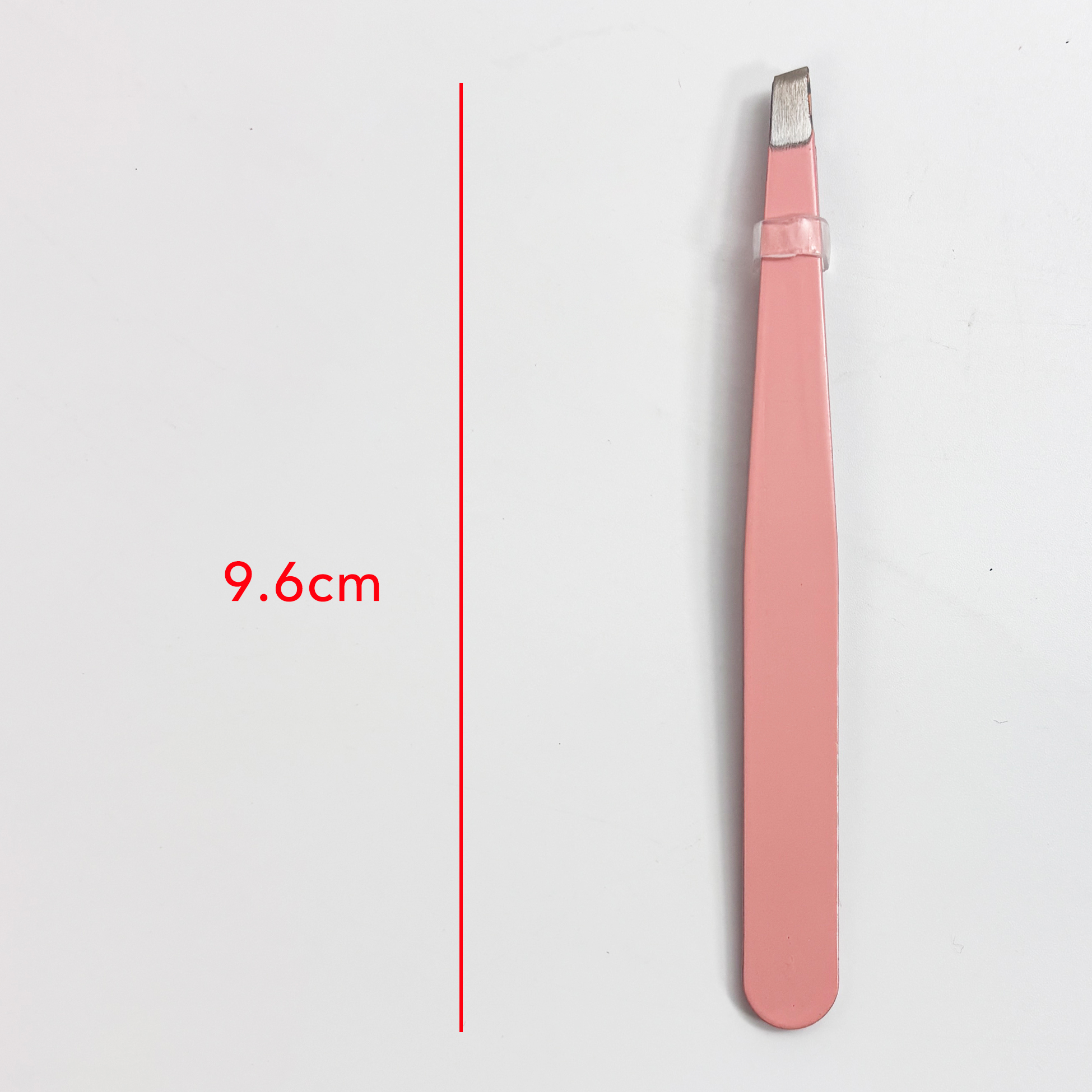 Pink Slant Tip Eyebrow Tweezer