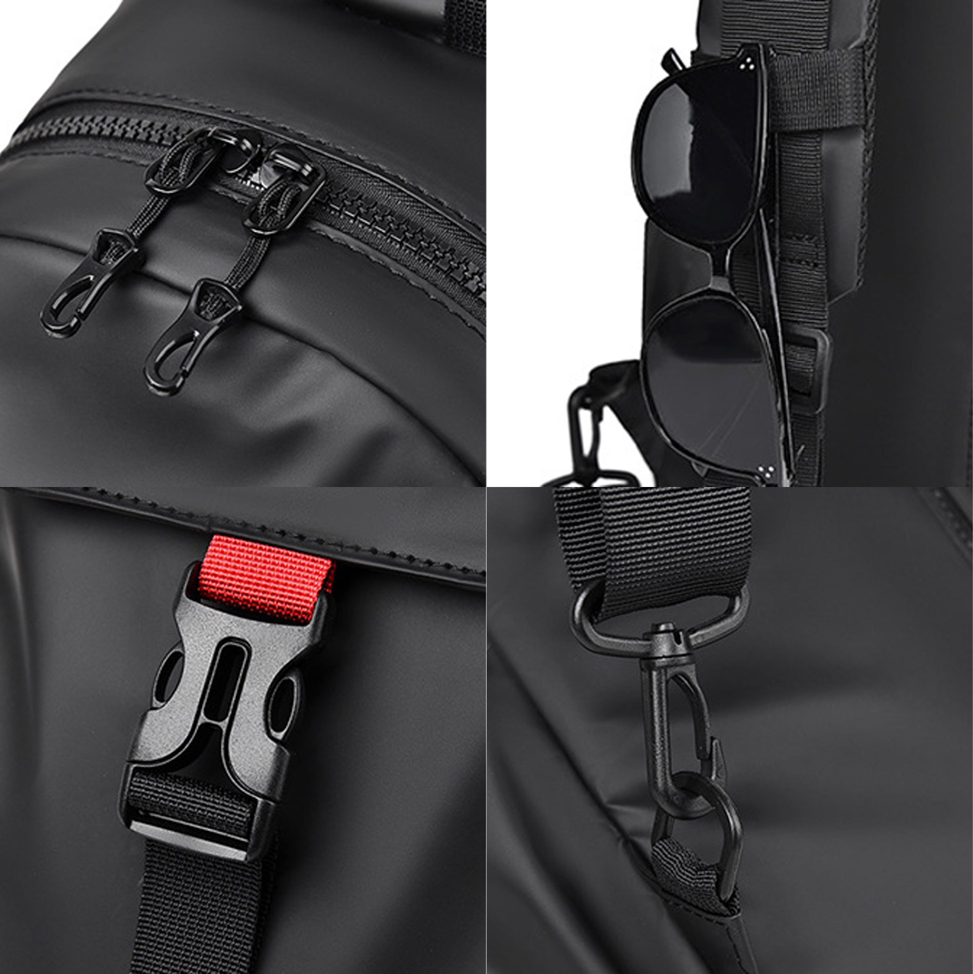 Men's Waterproof Sling Bag, Lightweight Crossbody Chest Backpack