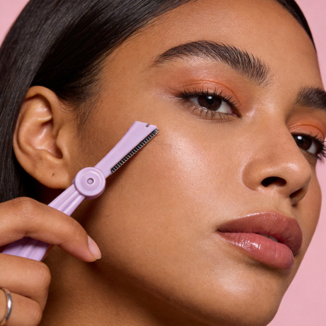 Wing Shape Foldable Eyebrow Razor for Women