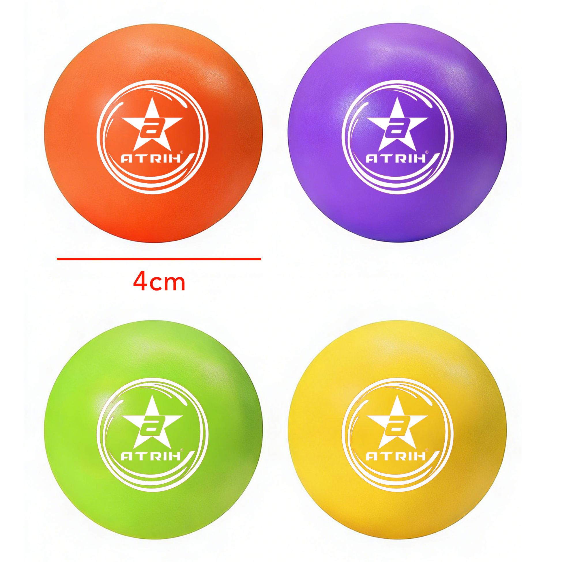 ATRIH Stress Balls 4cm Soft Foam Squeeze Balls