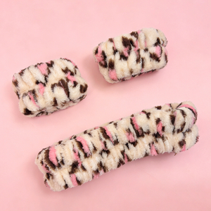 Pink Leopard Print Skincare Set