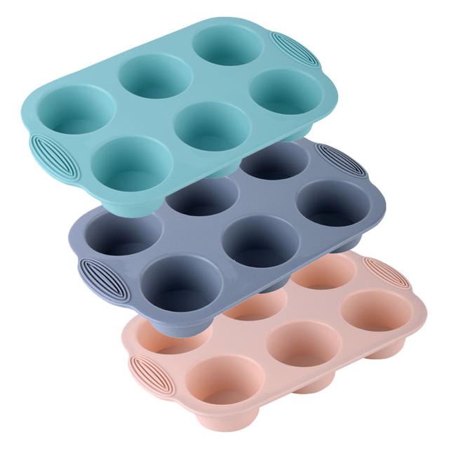 6-Hole Silicone Donuts Baking Molds