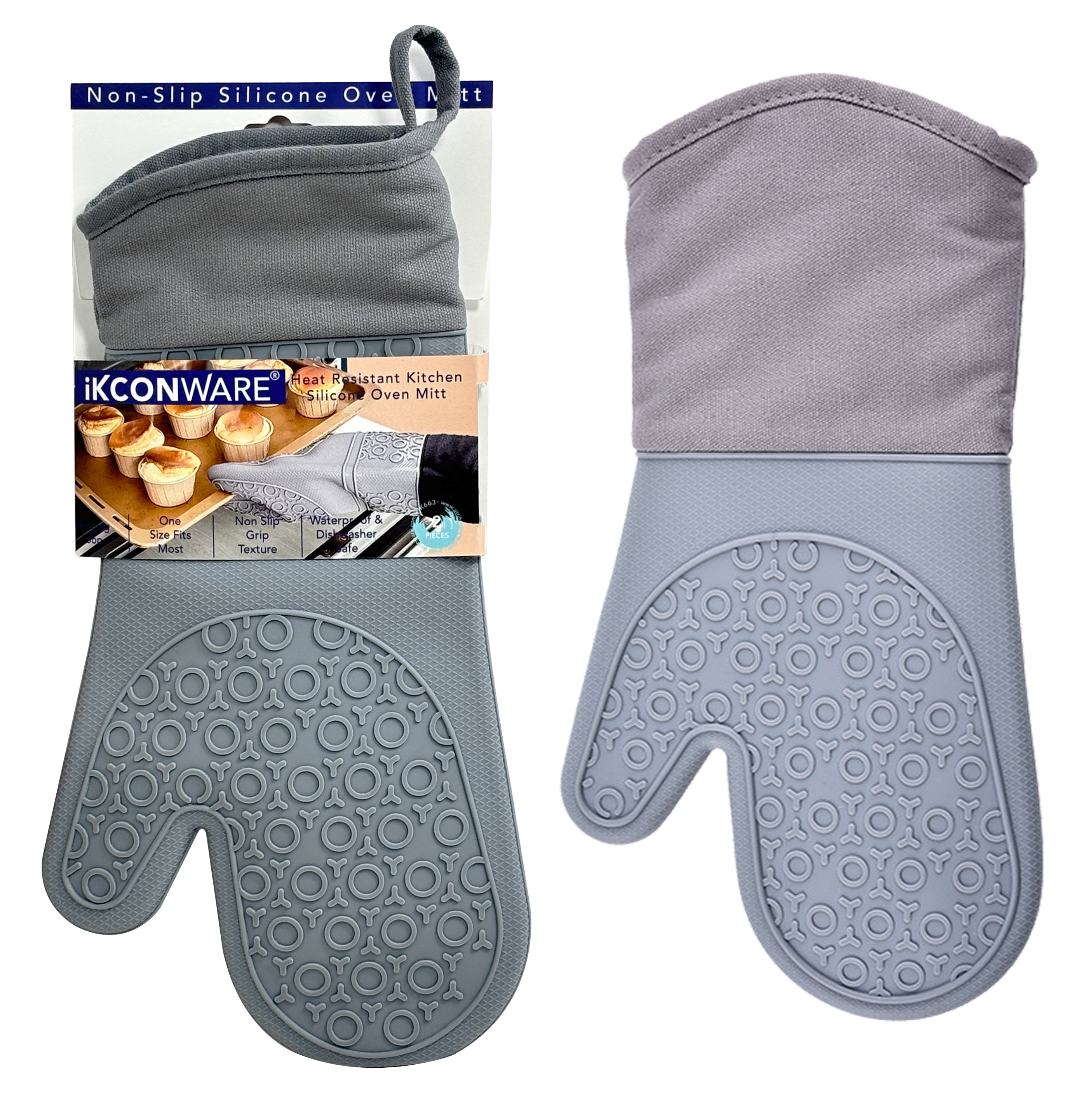 Silicone Cooking Gloves Heat-Resistant Mitts