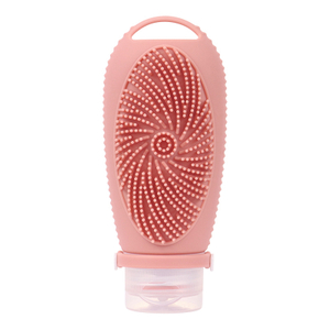 Silicone Travel Bottle with Soft Brush
