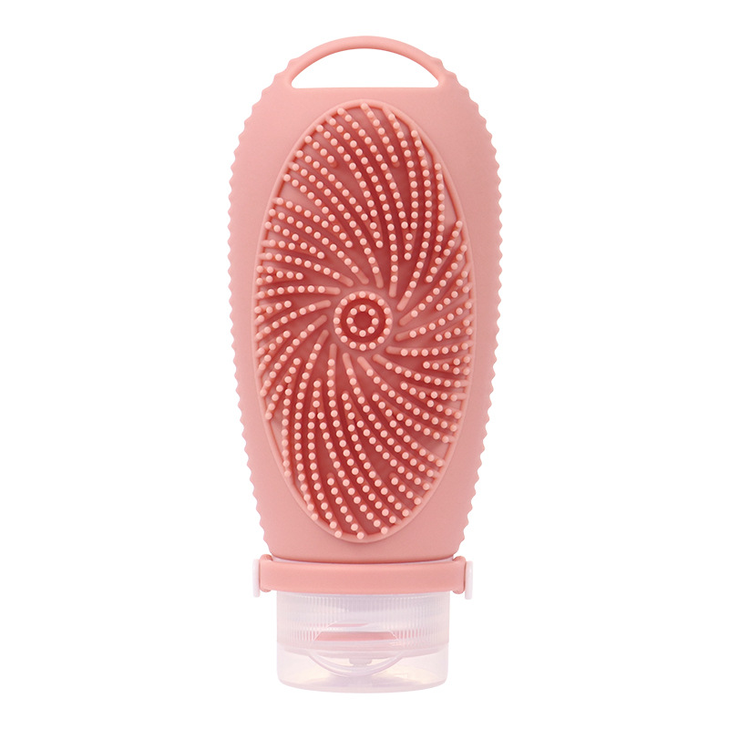 Silicone Travel Bottle with Soft Brush