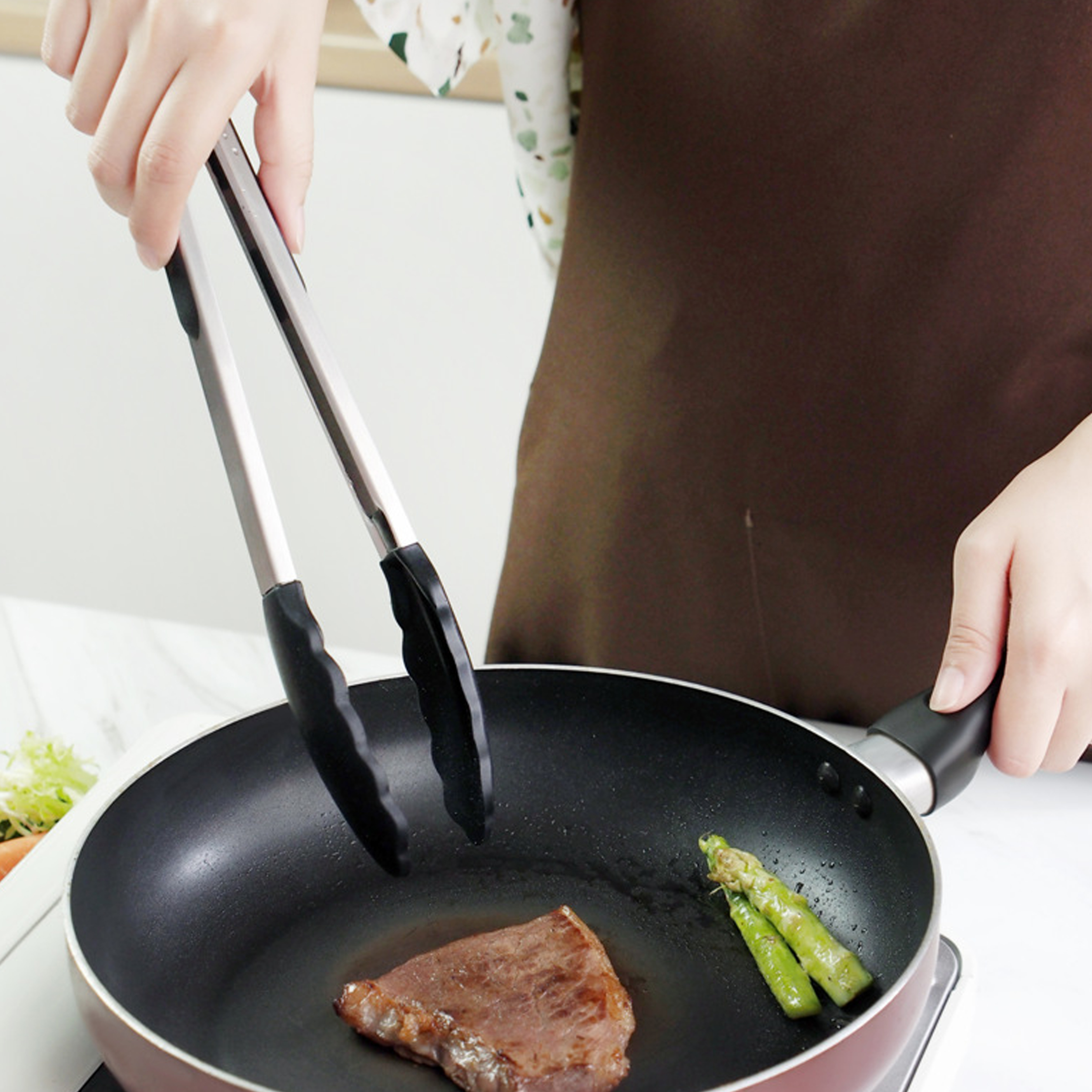 Multipurpose Silicone Kitchen Tongs