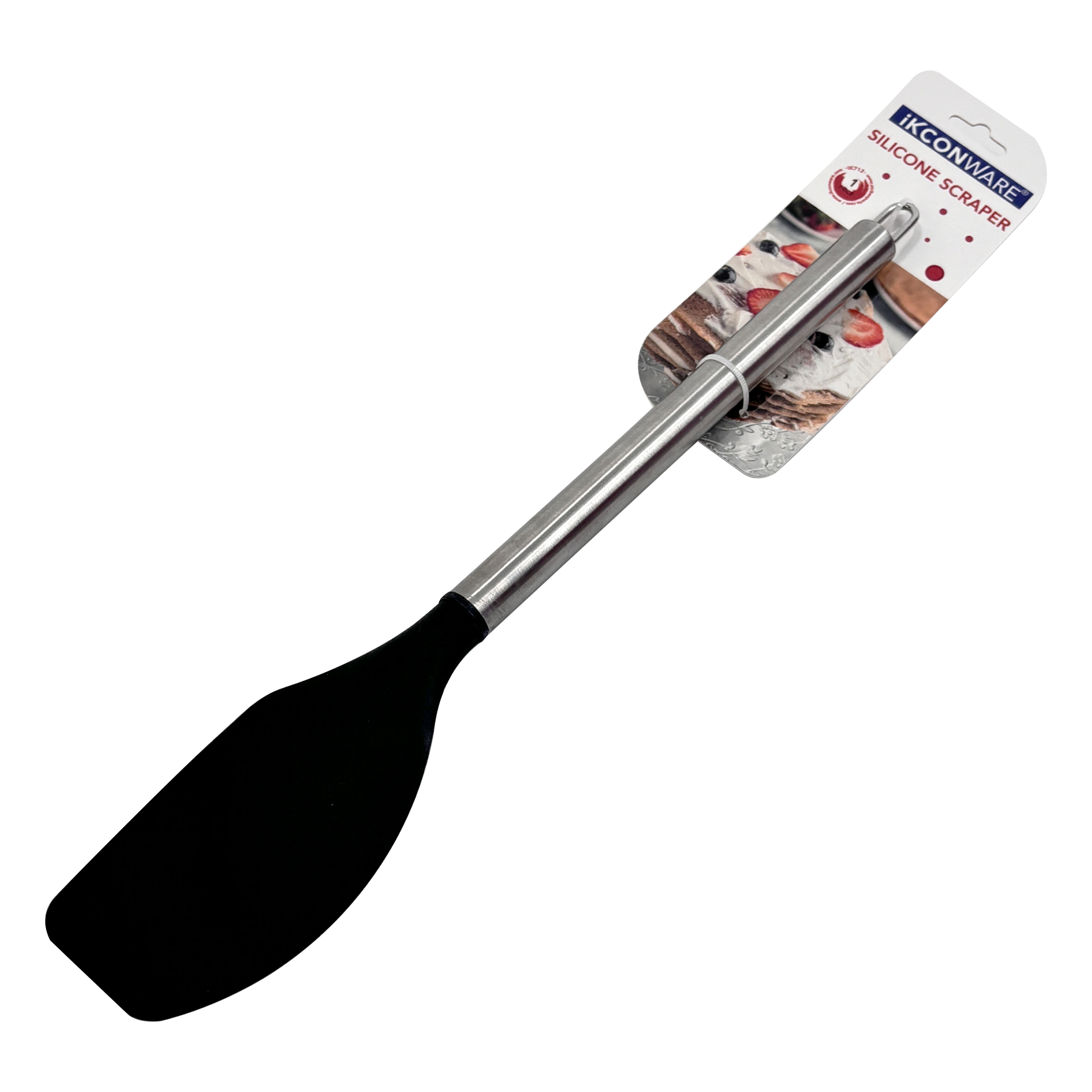 Stainless Steel Handle Silicone Scraper