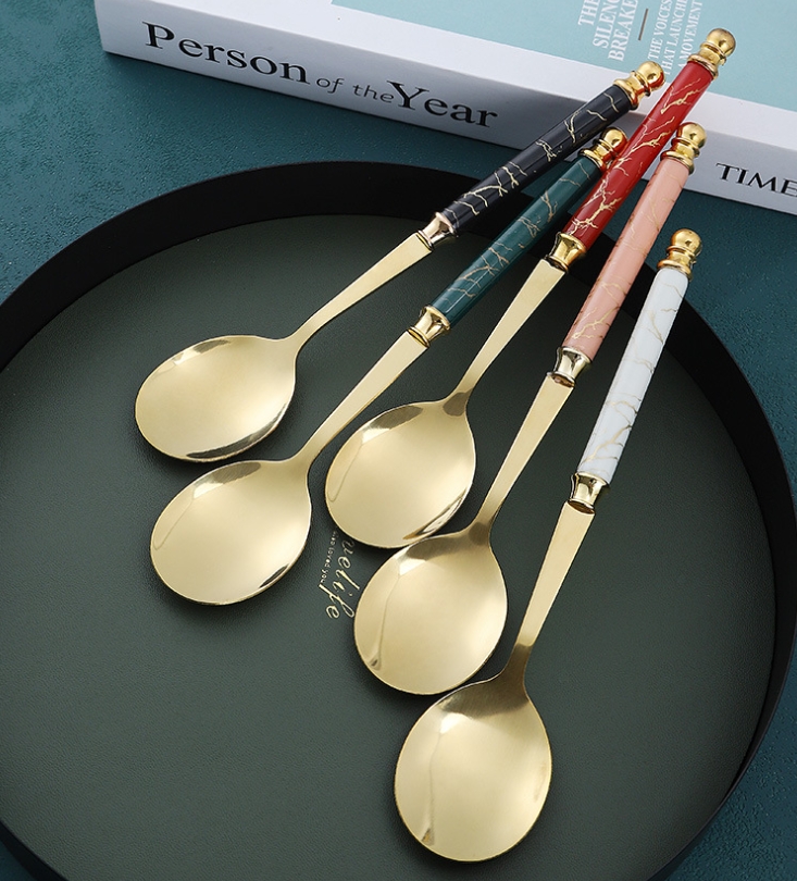Heavy Duty Stainless Steel Kitchen Spoons – Sleek Design, Rust-Proof, And Heat-Resistant for Home Cooking And Serving