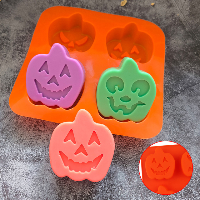 Halloween Pumpkin Shaped Silicone Molds