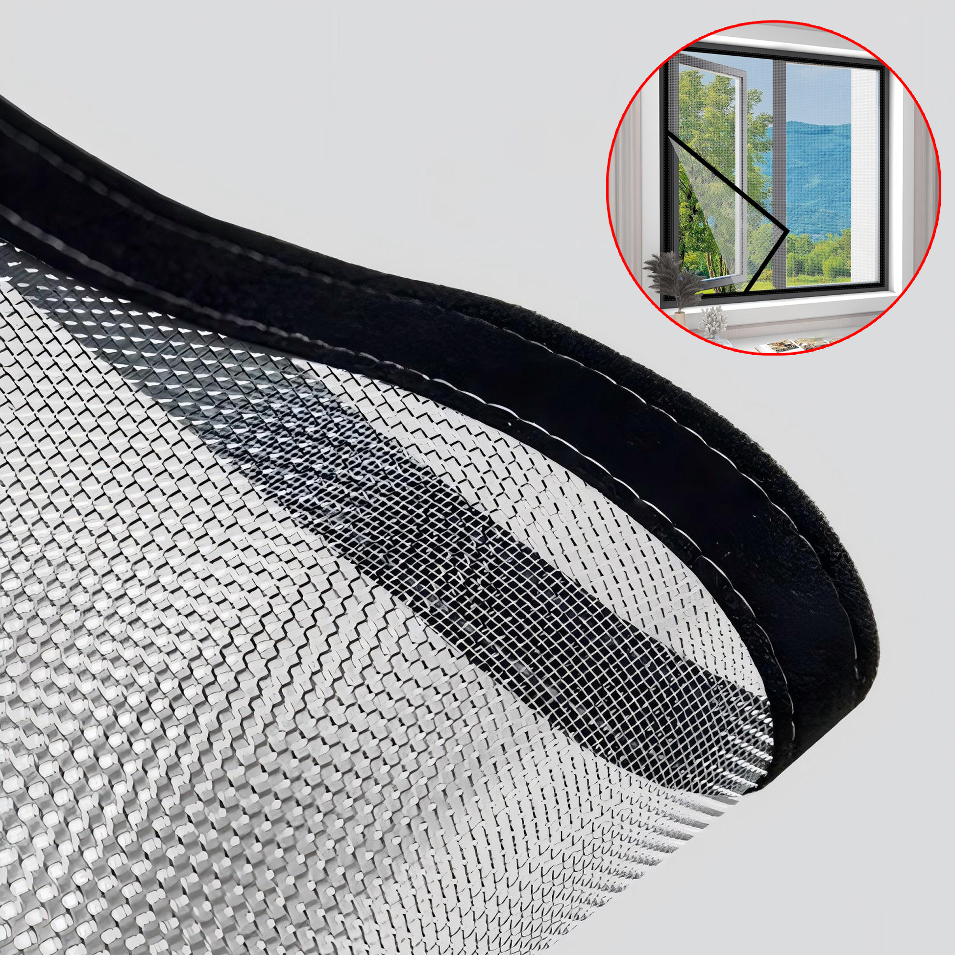 Self Adhesive Window Screen Mesh