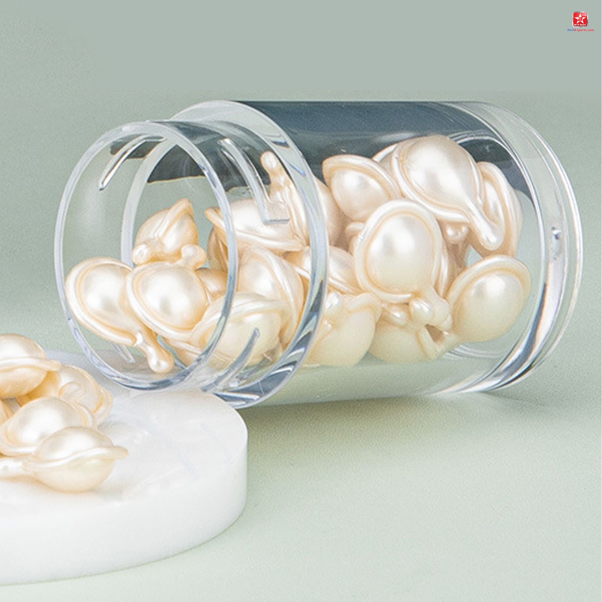 Transparent Plastic Capsule Container