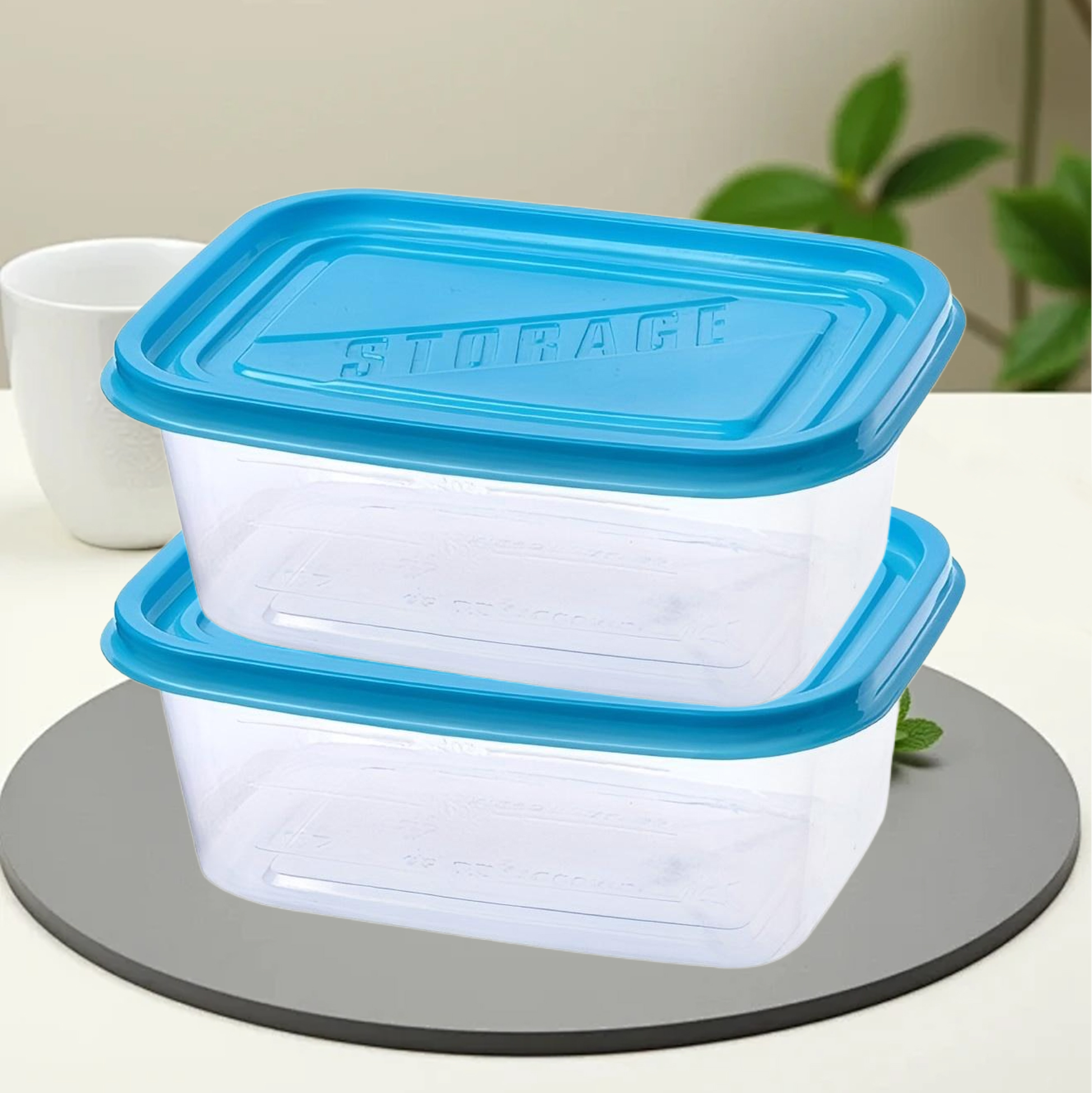 Rectangular Plastic Storage Container 