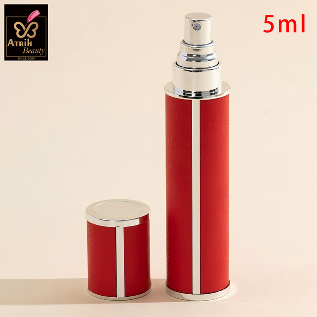 5ml Orange Leather Look Perfume Atomizer