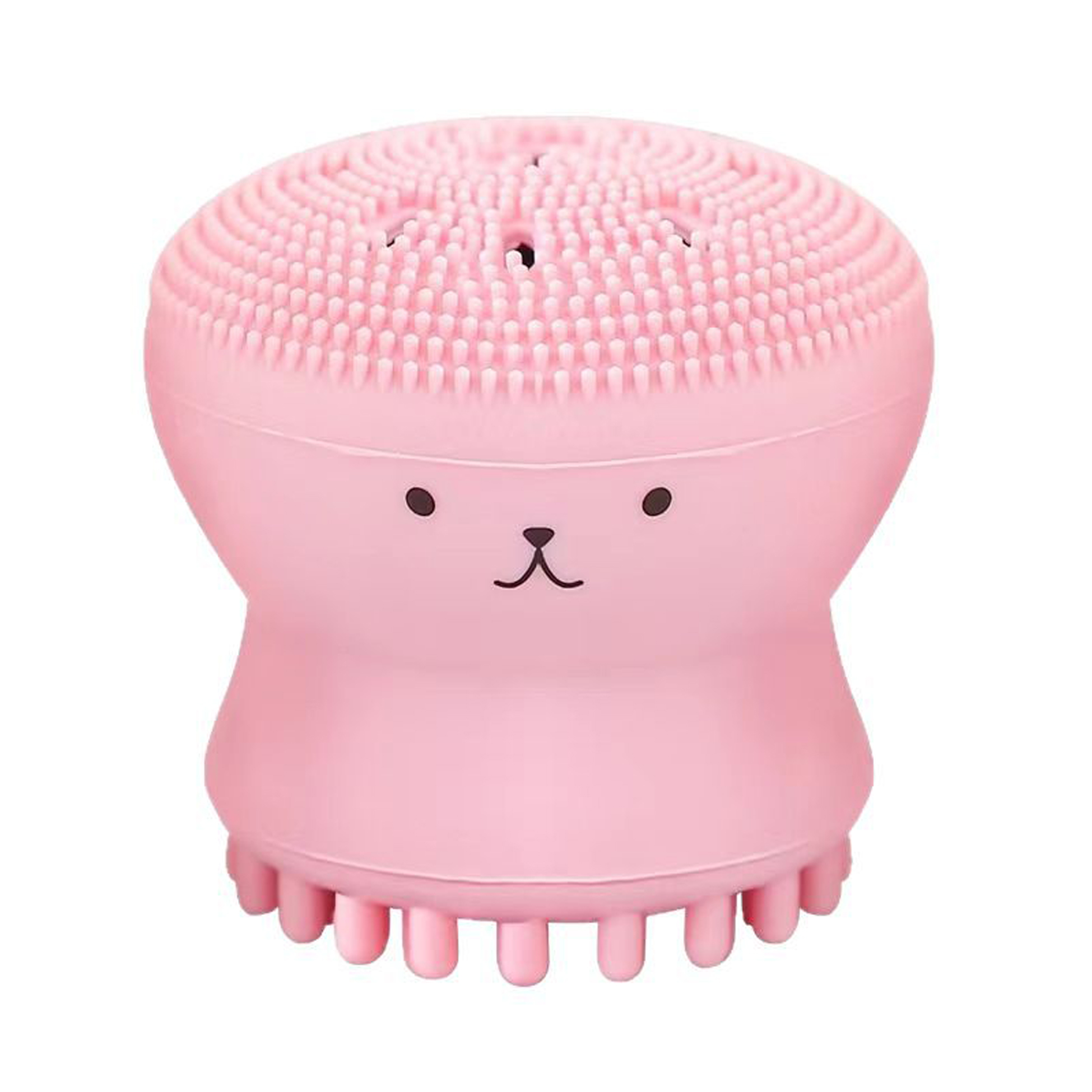 Adorable Pink Octopus Shaped Face Scrubber