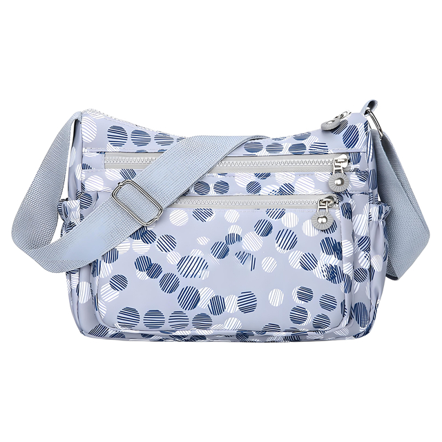 Light Blue Polka Dot Crossbody Bag
