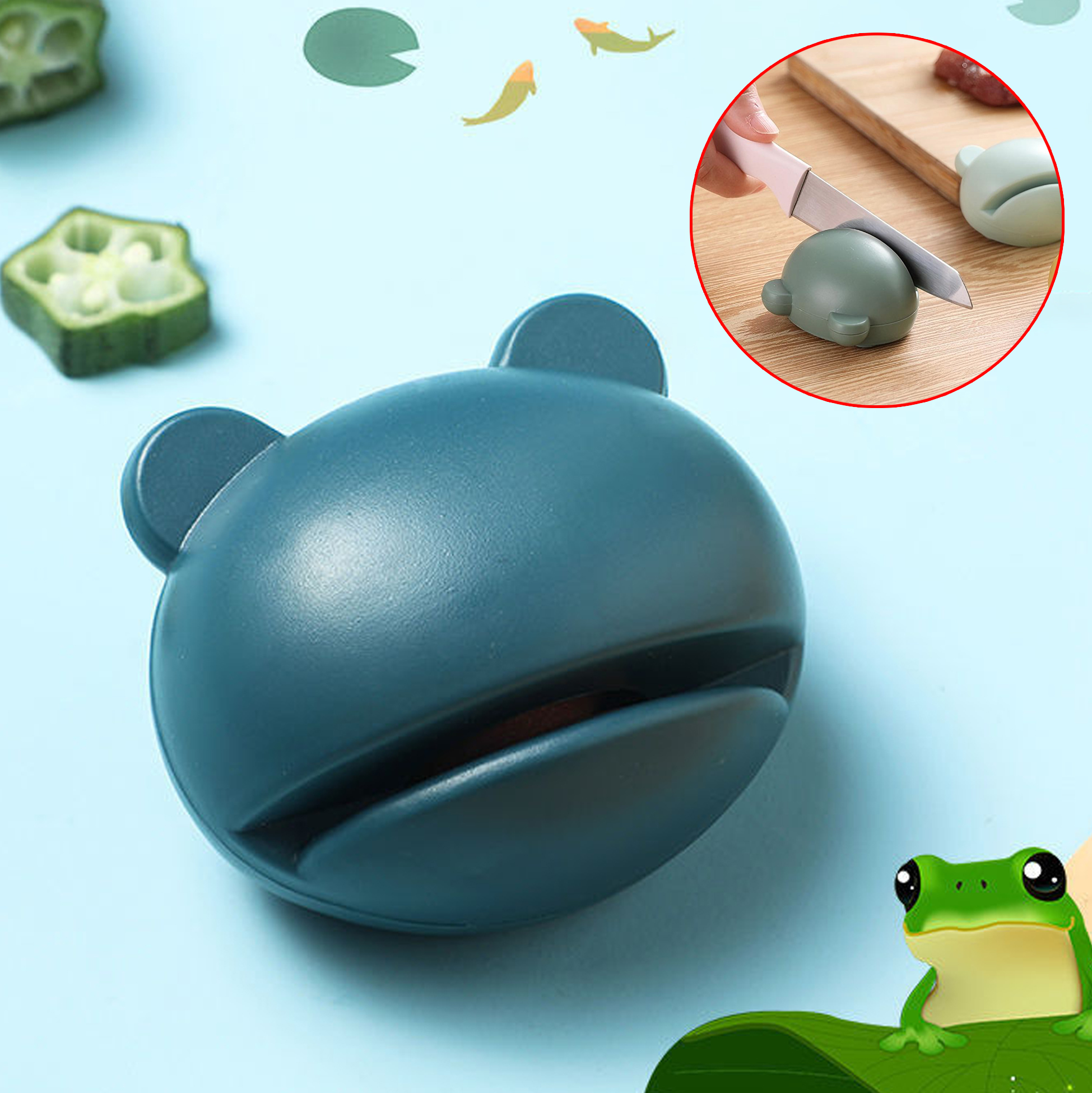 Cute Bear Shaped Kitchen Knife Sharpener 