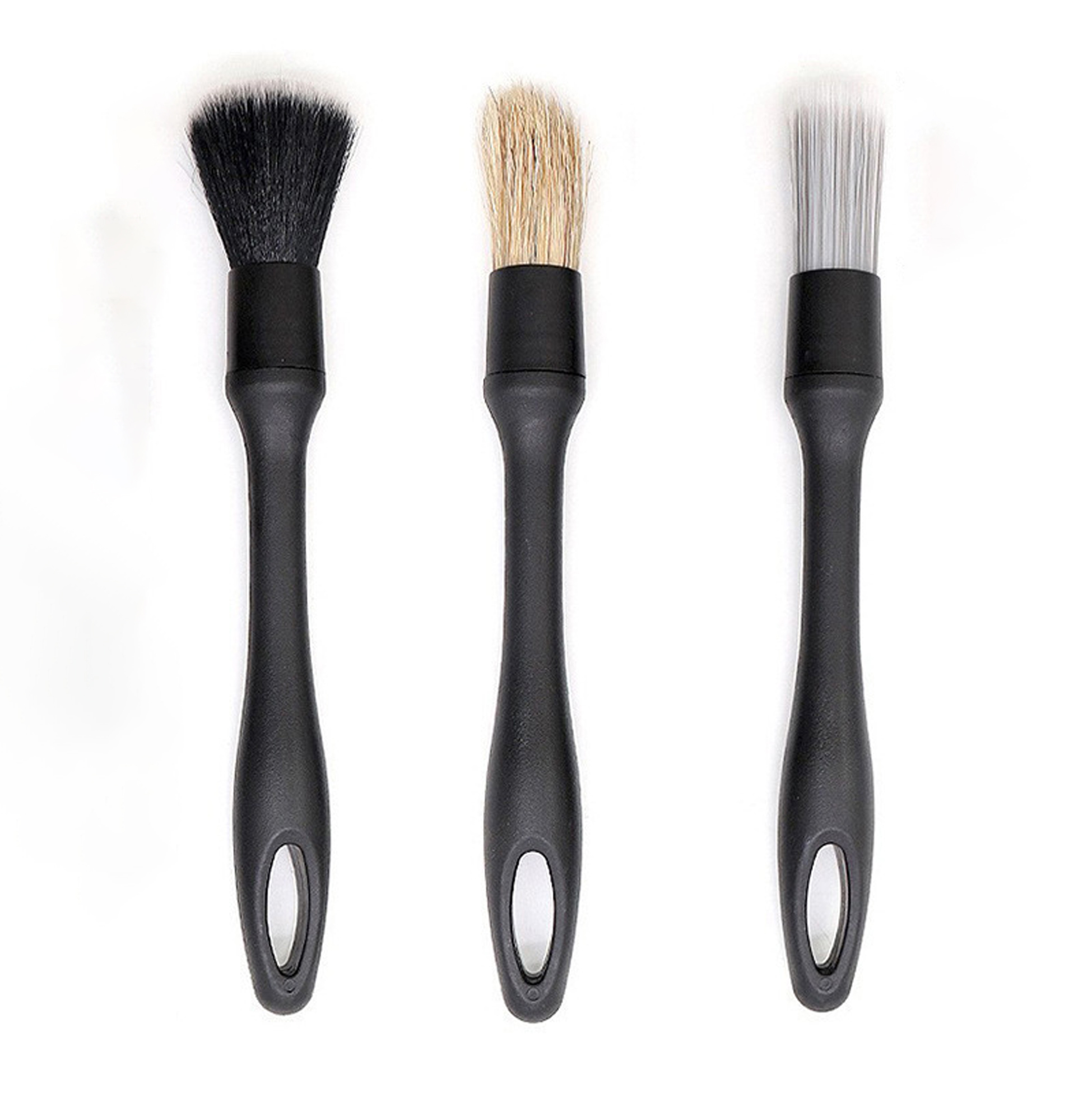 3 Pieces Professional Car Cleaning Brush Set