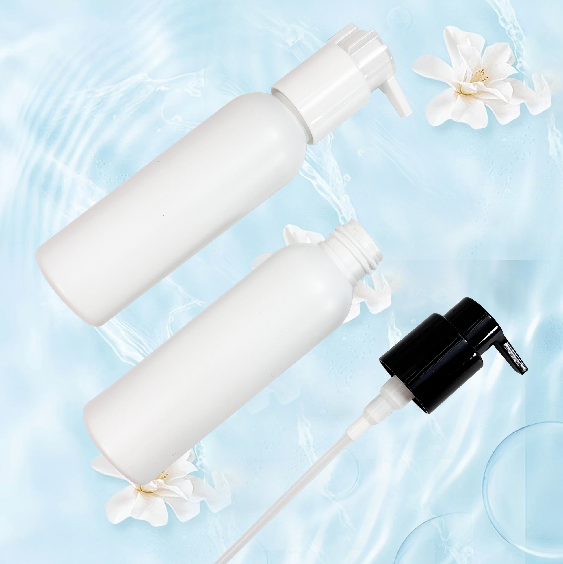 120ml Plastic Refillable Pump Dispenser Bottles