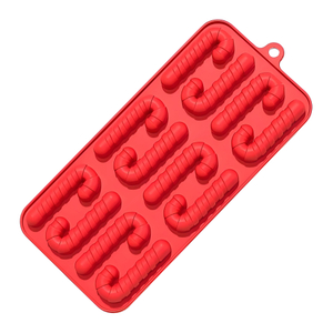 Red Silicone Cookie Baking Mold