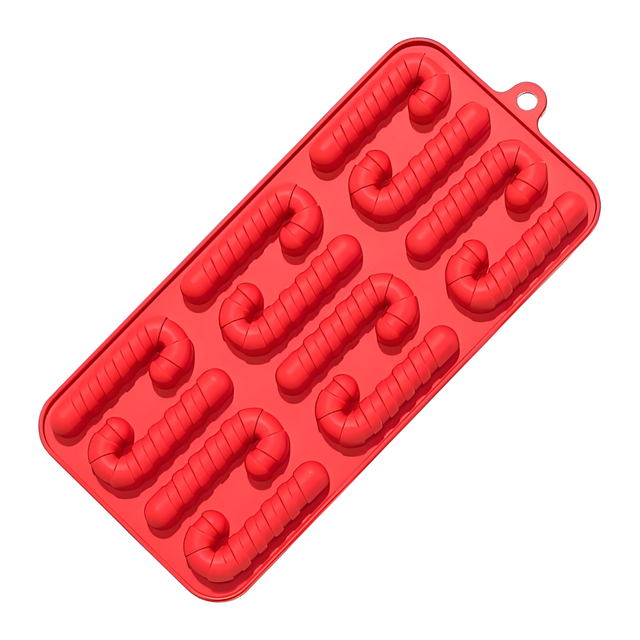 Red Silicone Cookie Baking Mold