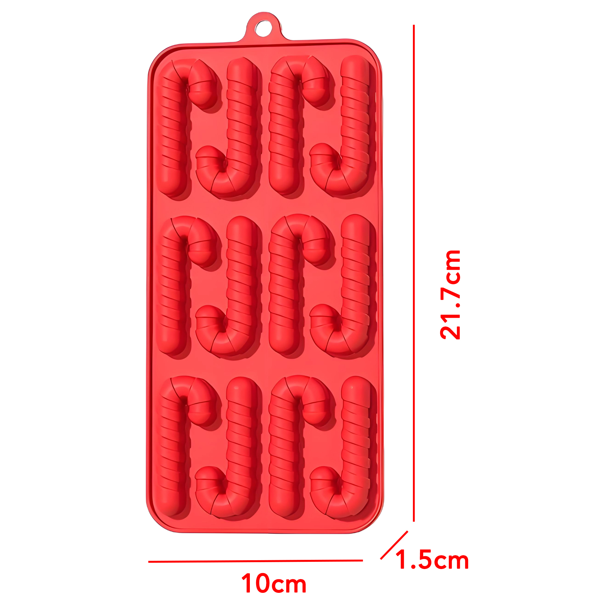 Red Silicone Cookie Baking Mold
