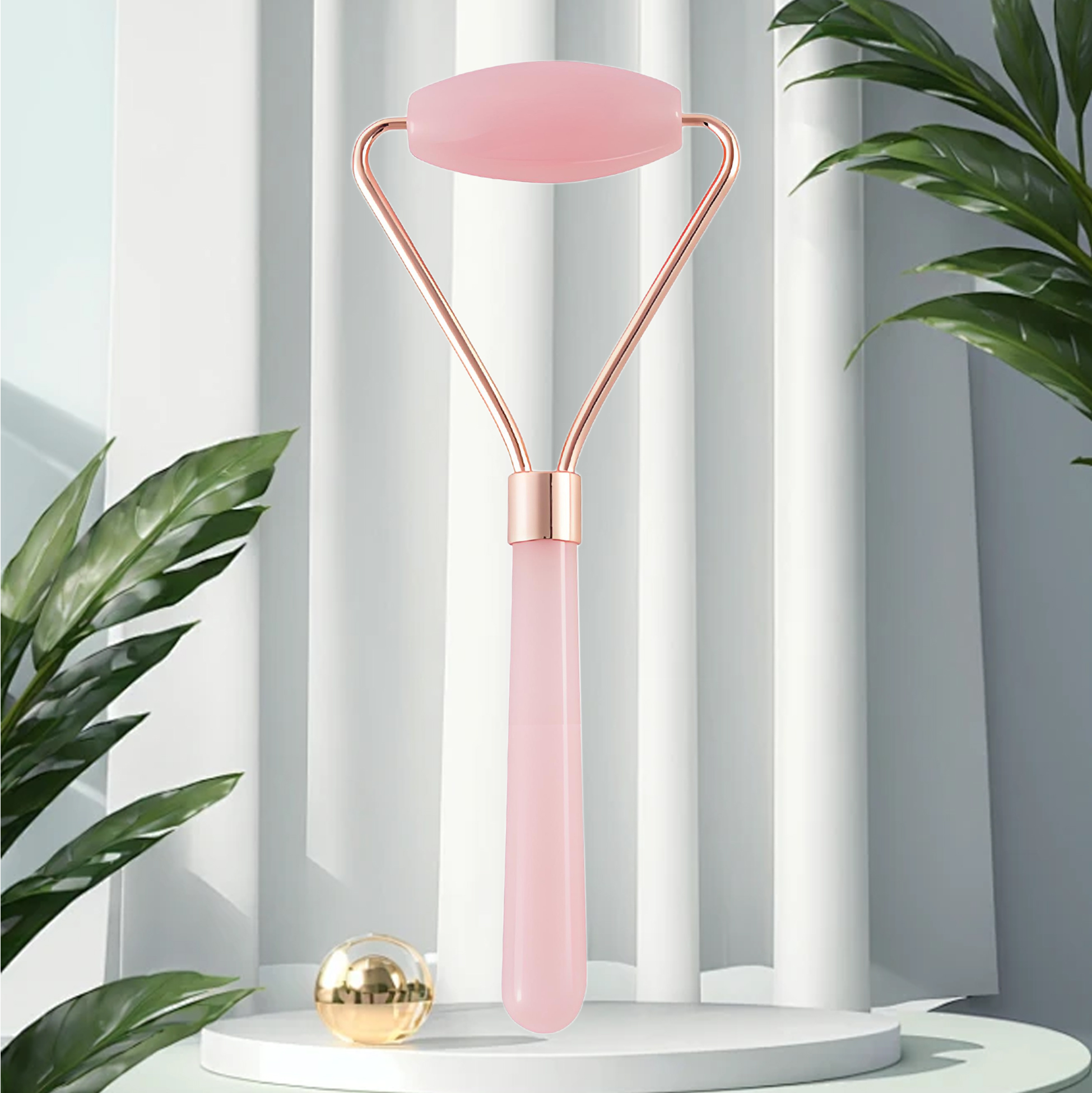 Rose Quartz Facial Roller