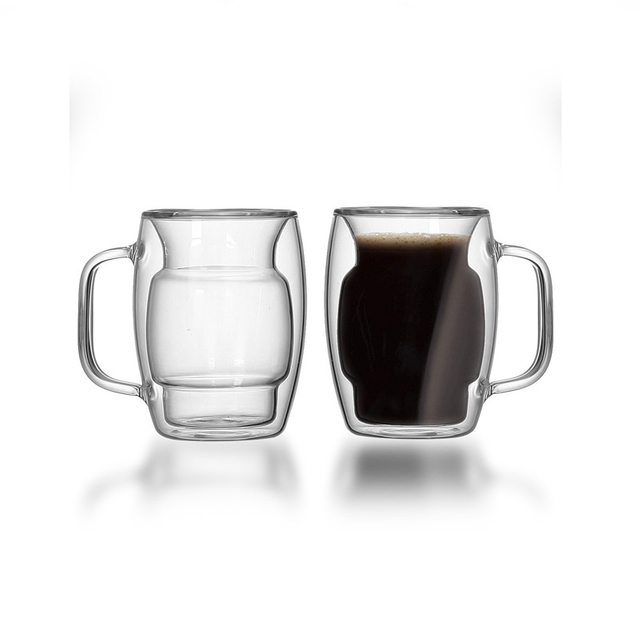 Double Walled Glass Mug