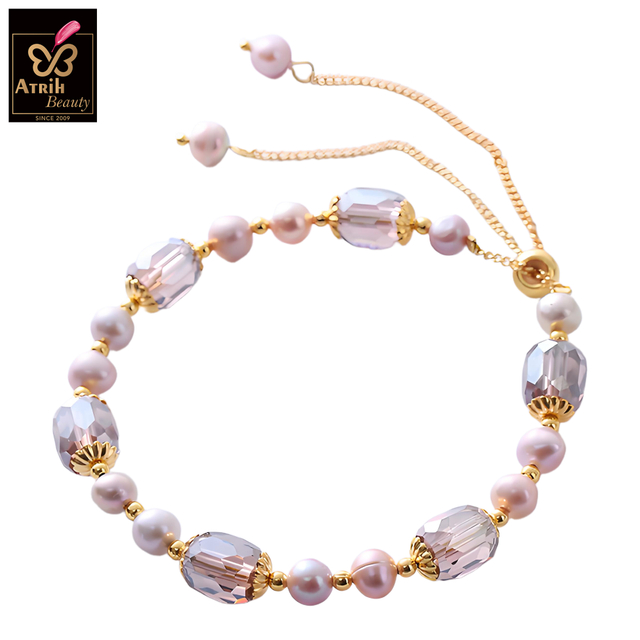 Pearl & Crystal Bracelet 