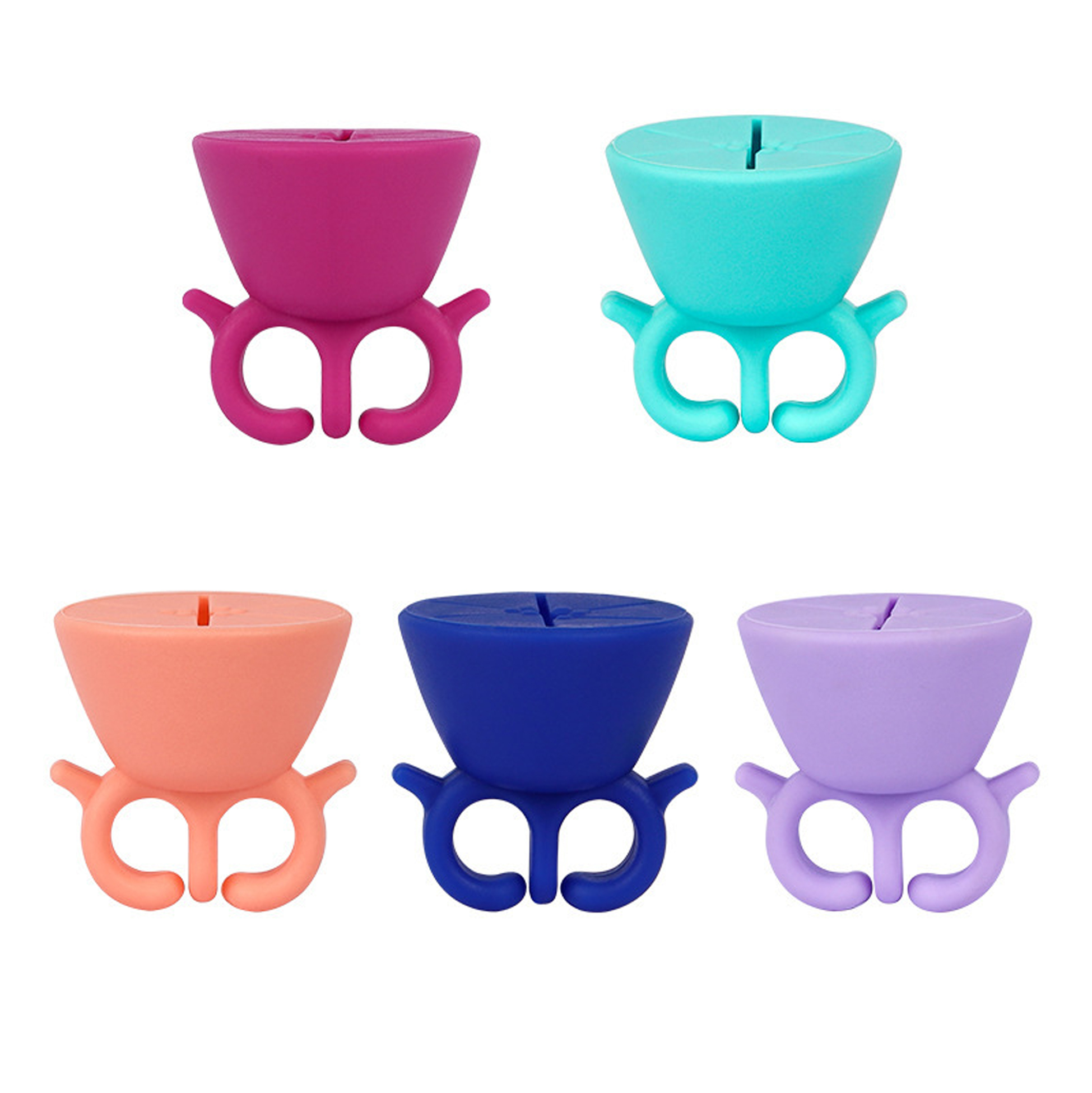 Silicone Nail Polish Holder Ring