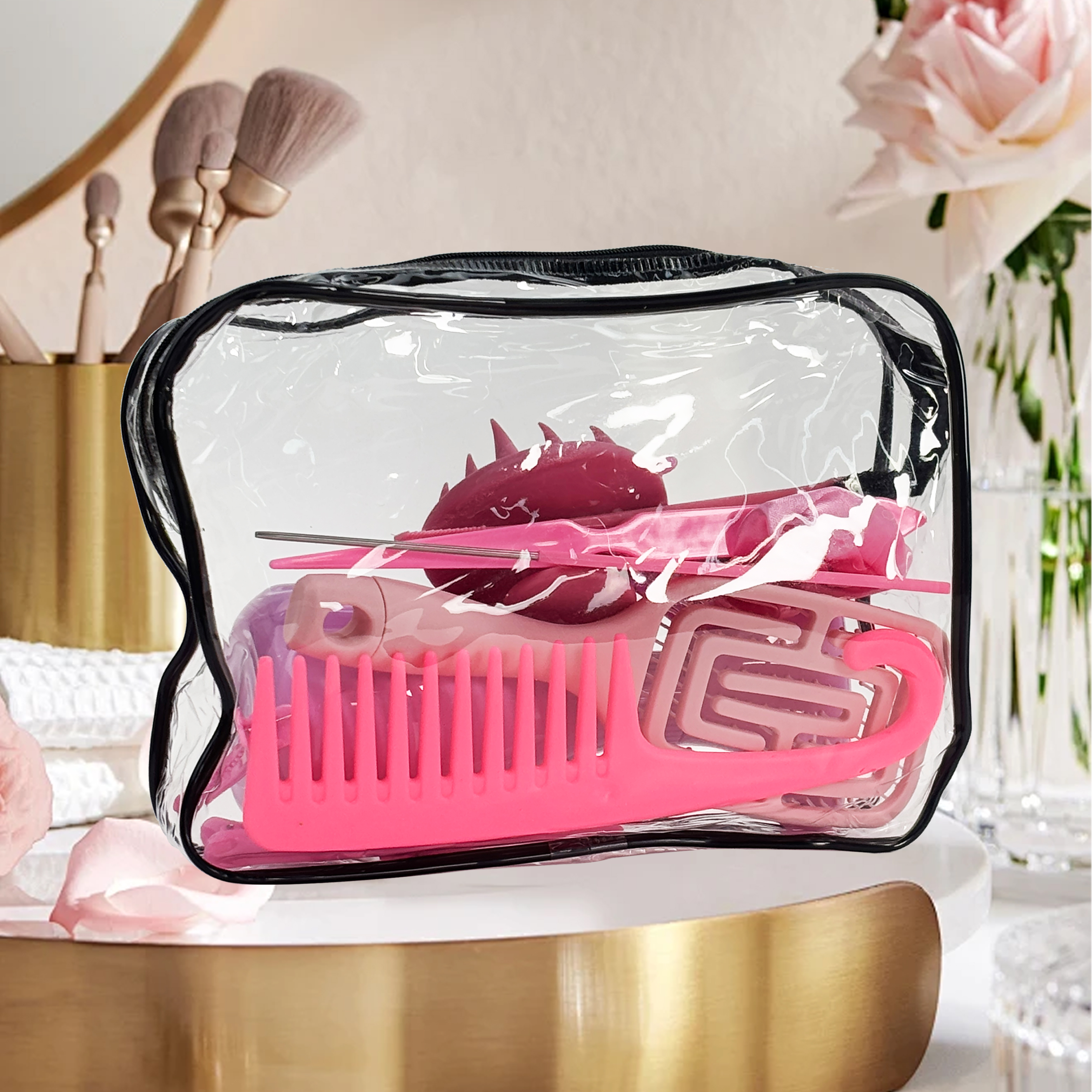 13pcs Hair Care Tool Set Beauty Accessories With Storage Bag