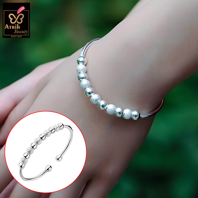 Silver Tone Cuff Bracelet 