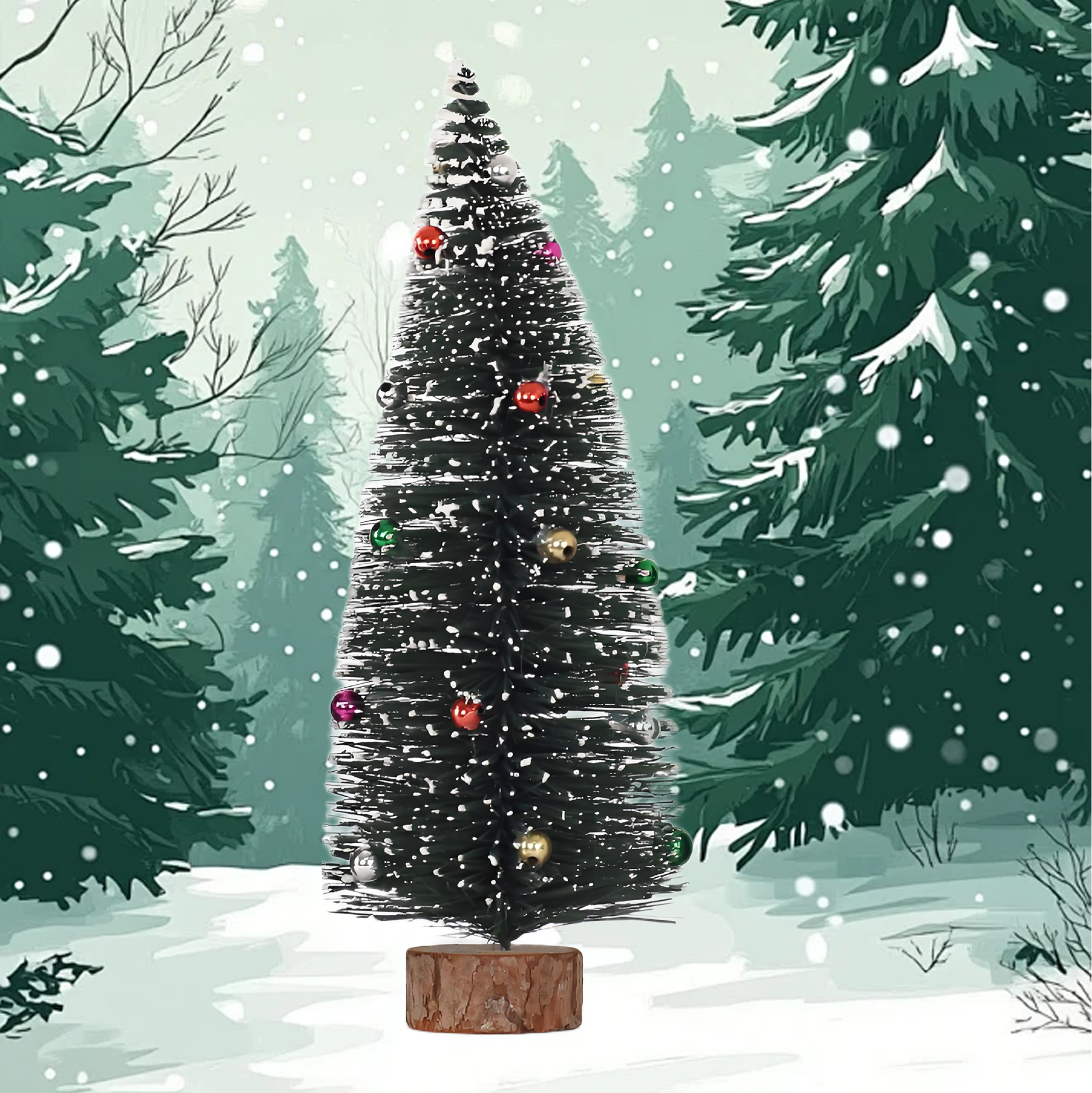 Mini Artificial Christmas Trees 