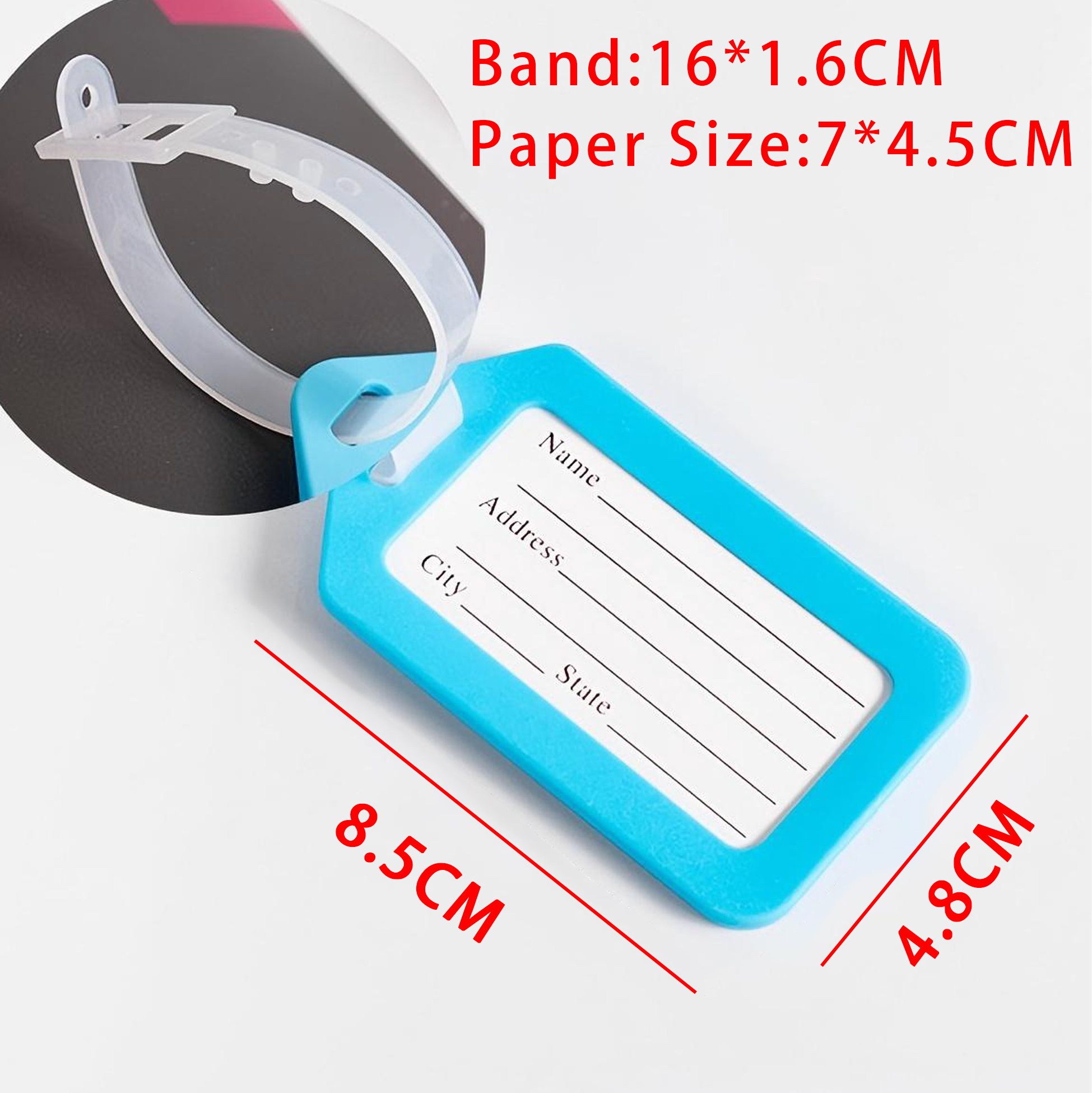 Silicone Luggage Tag 