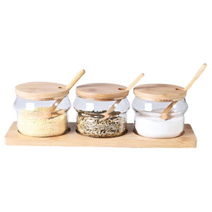 Kitchen 3-Piece Seasoning Containers