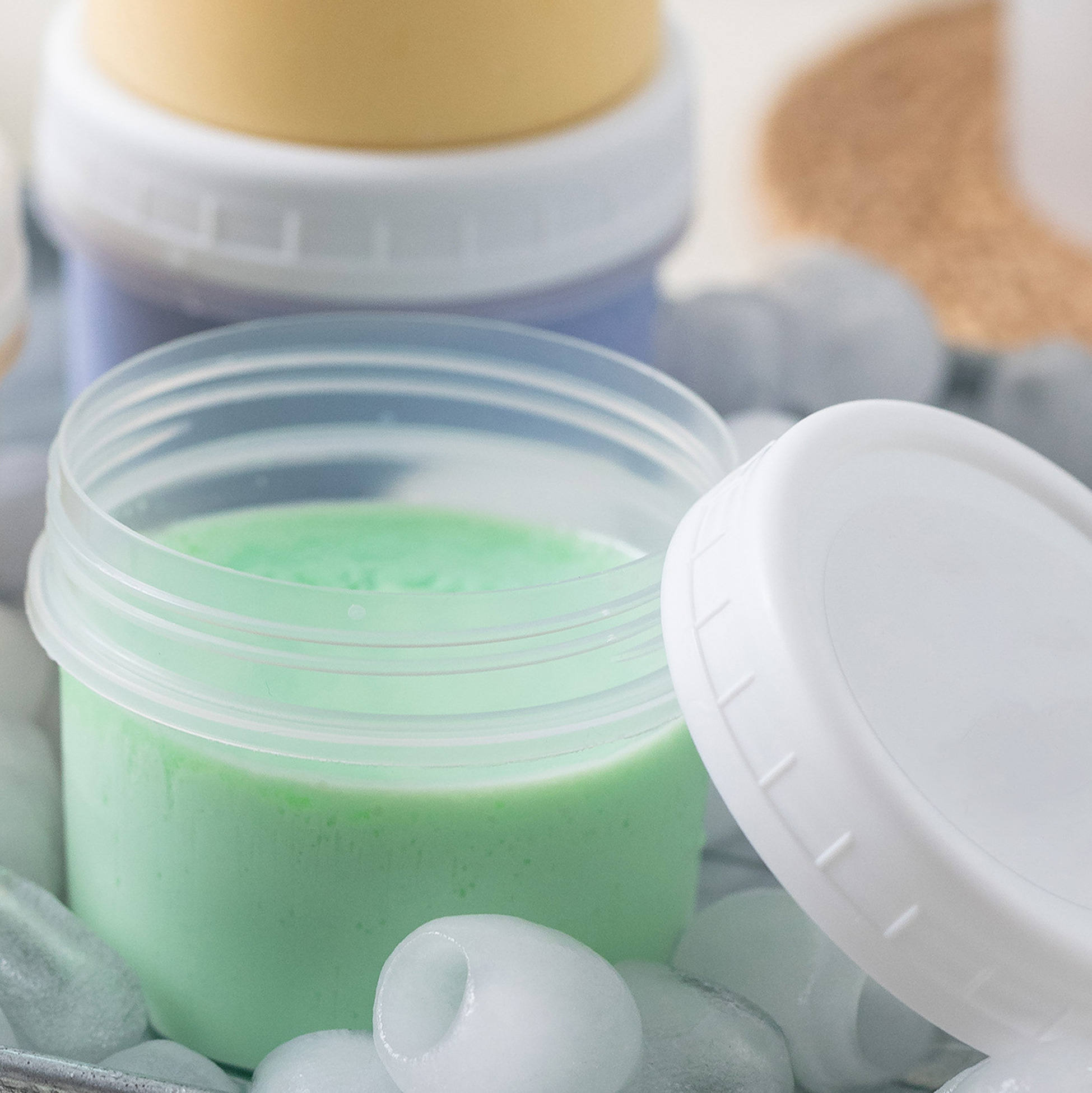 200ML Plastic Ice Cream Cup with Lid