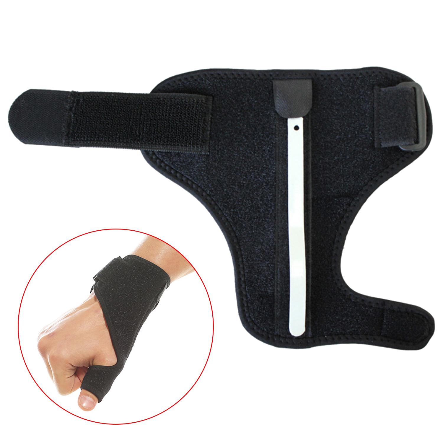 Medical Sport Wrist Thumb Hand Support Protector Spring Splint Stabiliser Arthritis Carpal Tunnel Wrist Finger Brace Guard