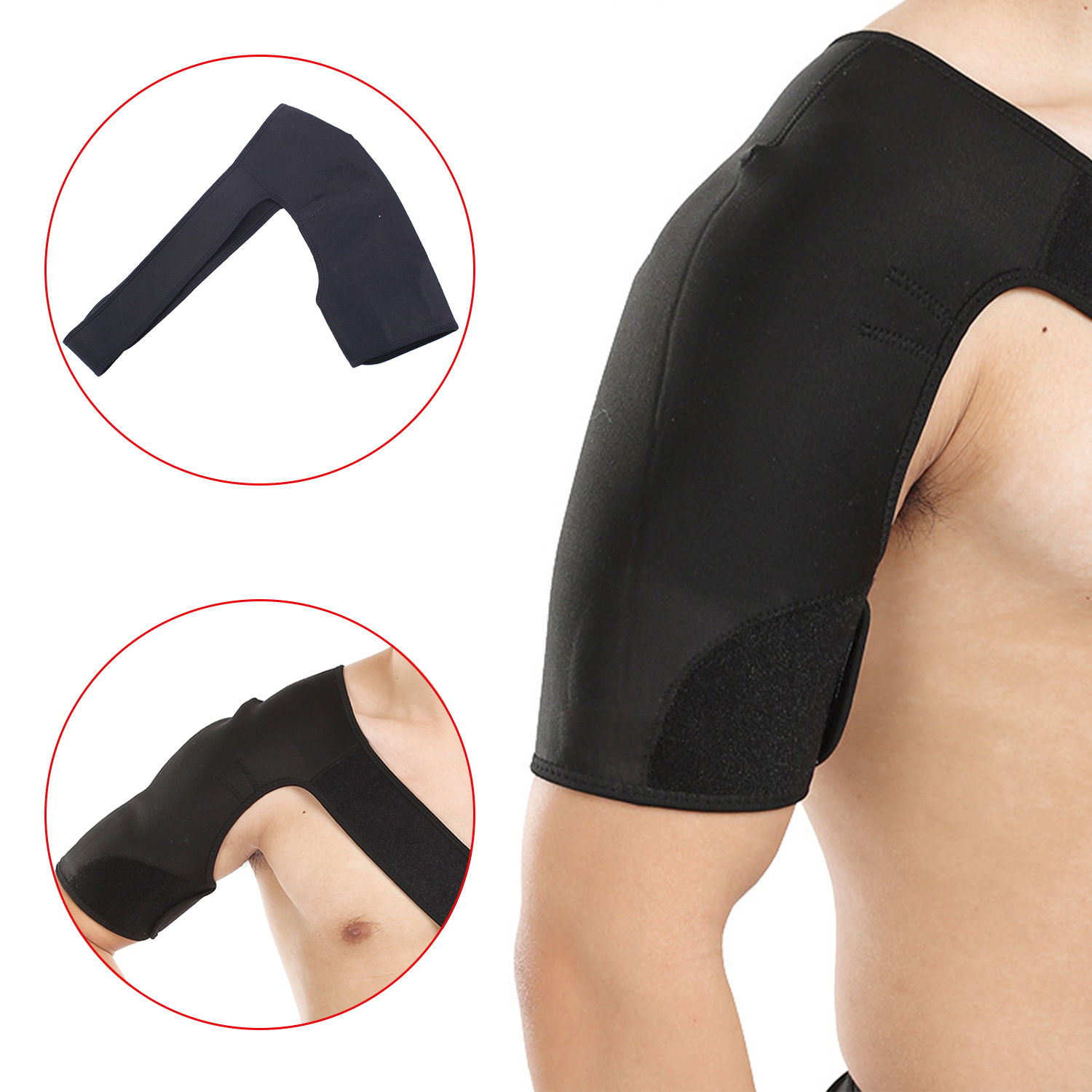 Basketball One-shoulder Barbell Fitness Sports Protective Gear with Men's And Women's Breathable Shoulder Warm Adjustable Shoulder Pads