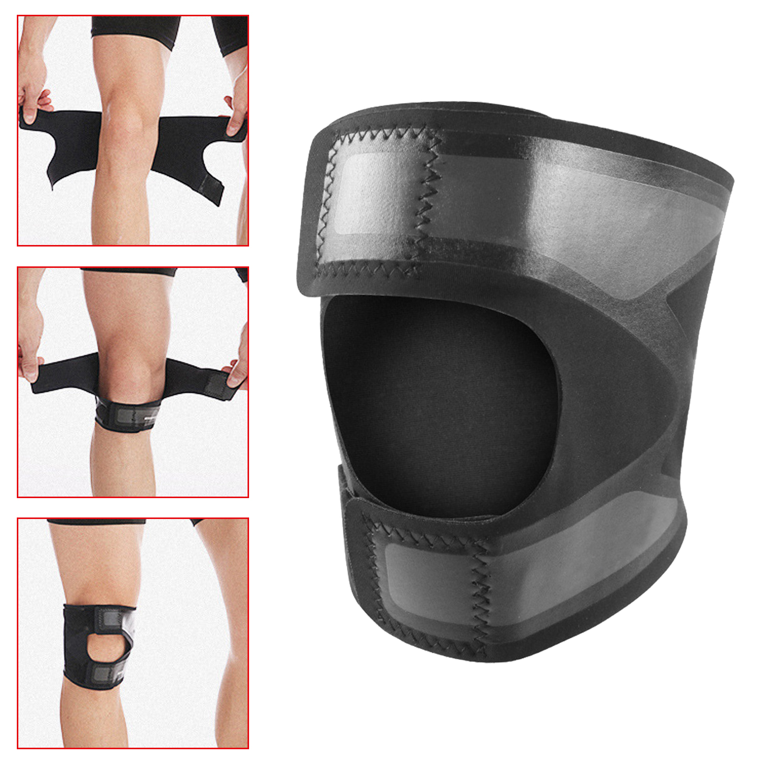 Thin And Breathable TPU Knee Brace Patella Support Adjustable Knee Strap