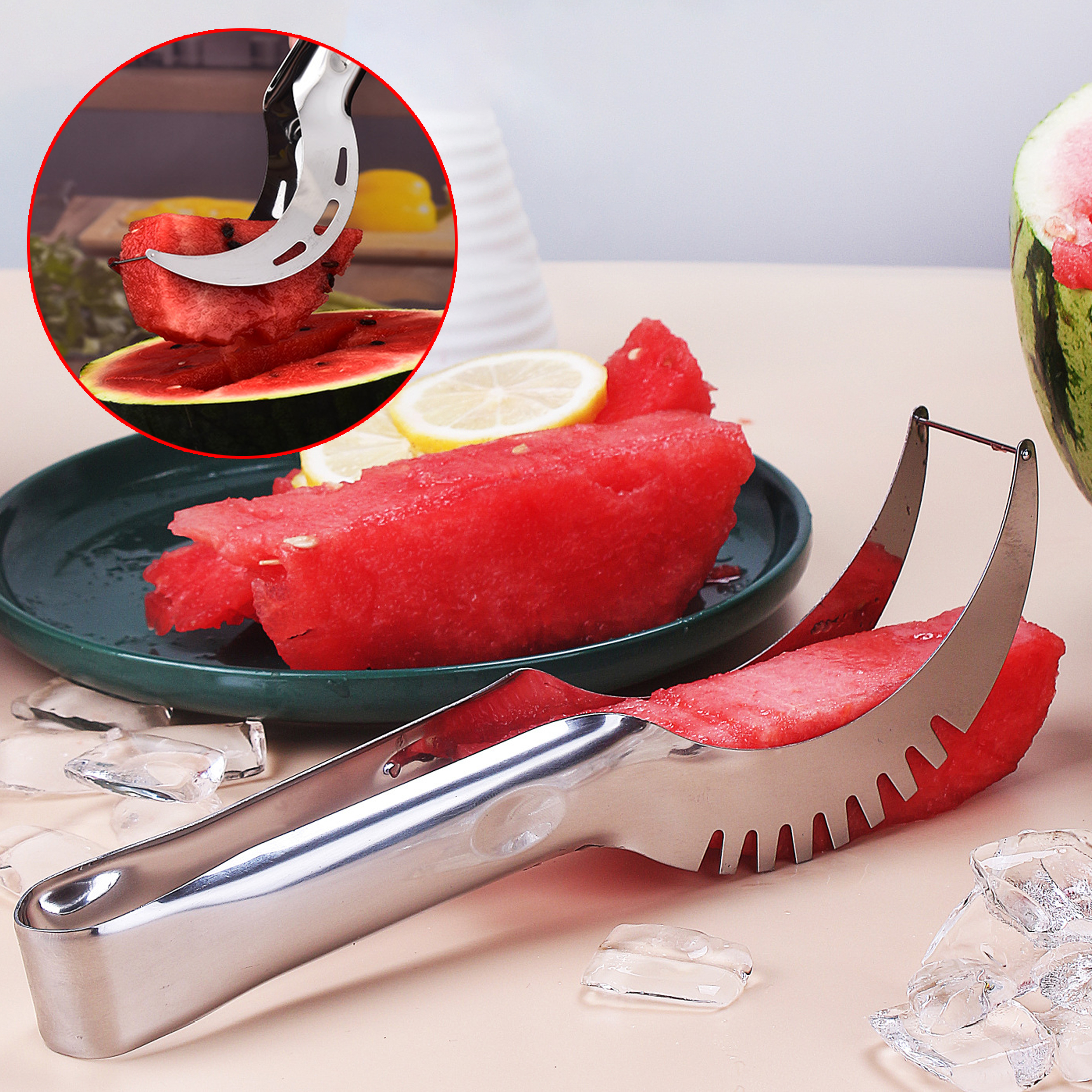 Stainless Steel Melon Slicer