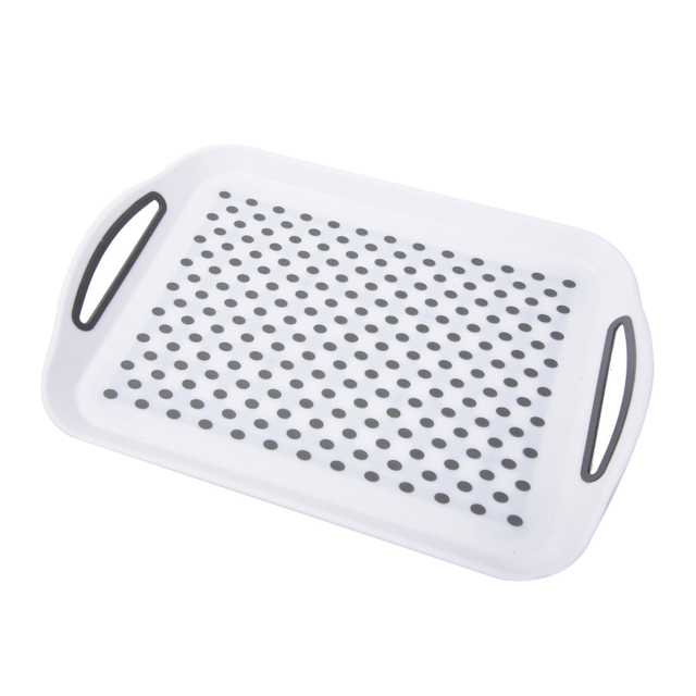 Square PP Plastic Tray with Drainage Holes